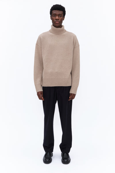 Mr World's End Jumper - Taupe Marl